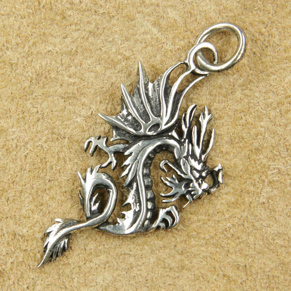 Drachen Silberschmuck Kettenanhänger