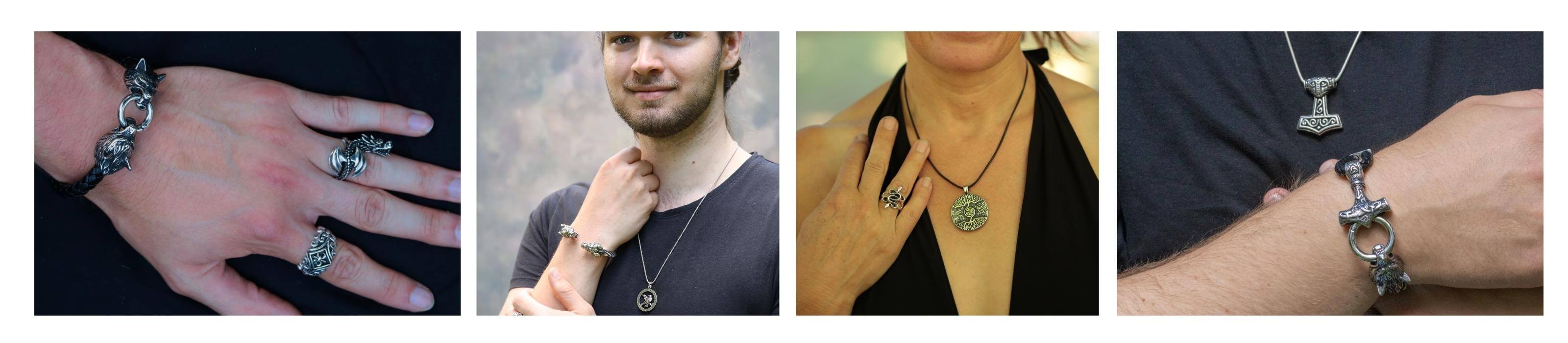 Edelstahl Schmuck online kaufen Armschmuck Kettenanhänger