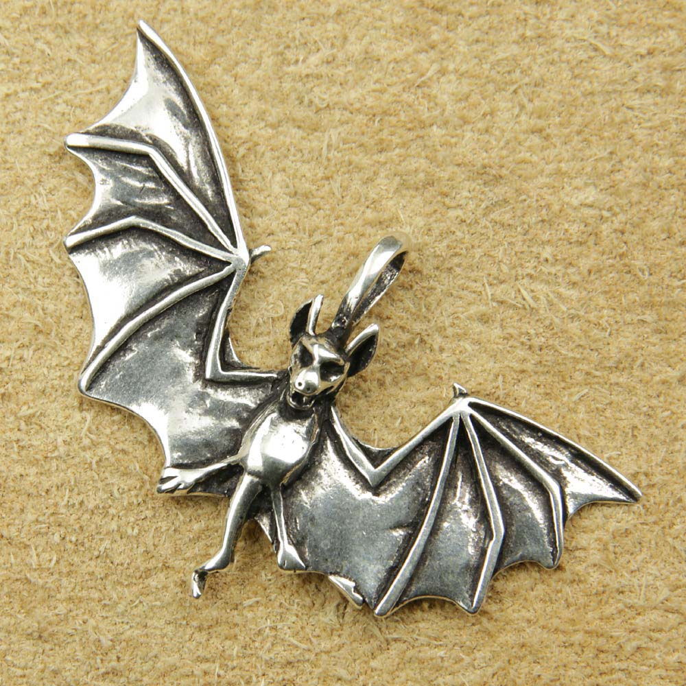 Fledermaus Schmuck 925 Silber Kettenanhänger