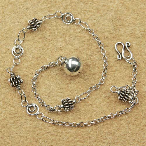 Fußkettchen 925 Silber Schmuck Ornament