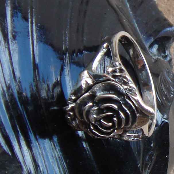 Giftring Schmuck Rose Silber