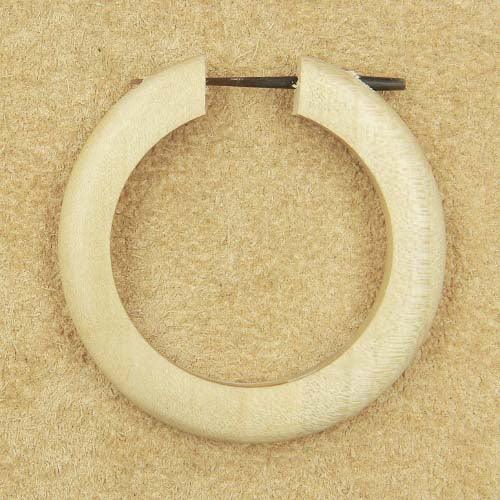 Holz helles Holz Ohrschmuck