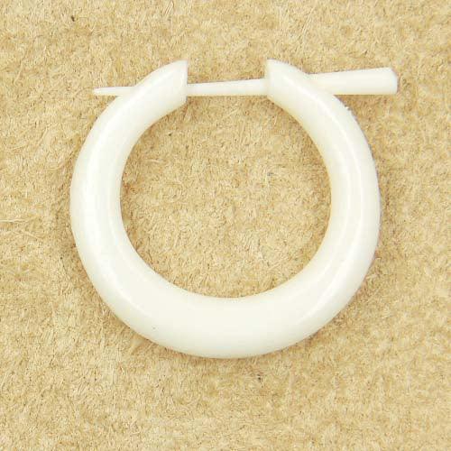 Creole Knochen Ohrring Handarbeit fair gehandelt