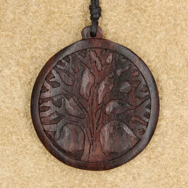 Lebensbaum Holzschmuck Kette Schmuck