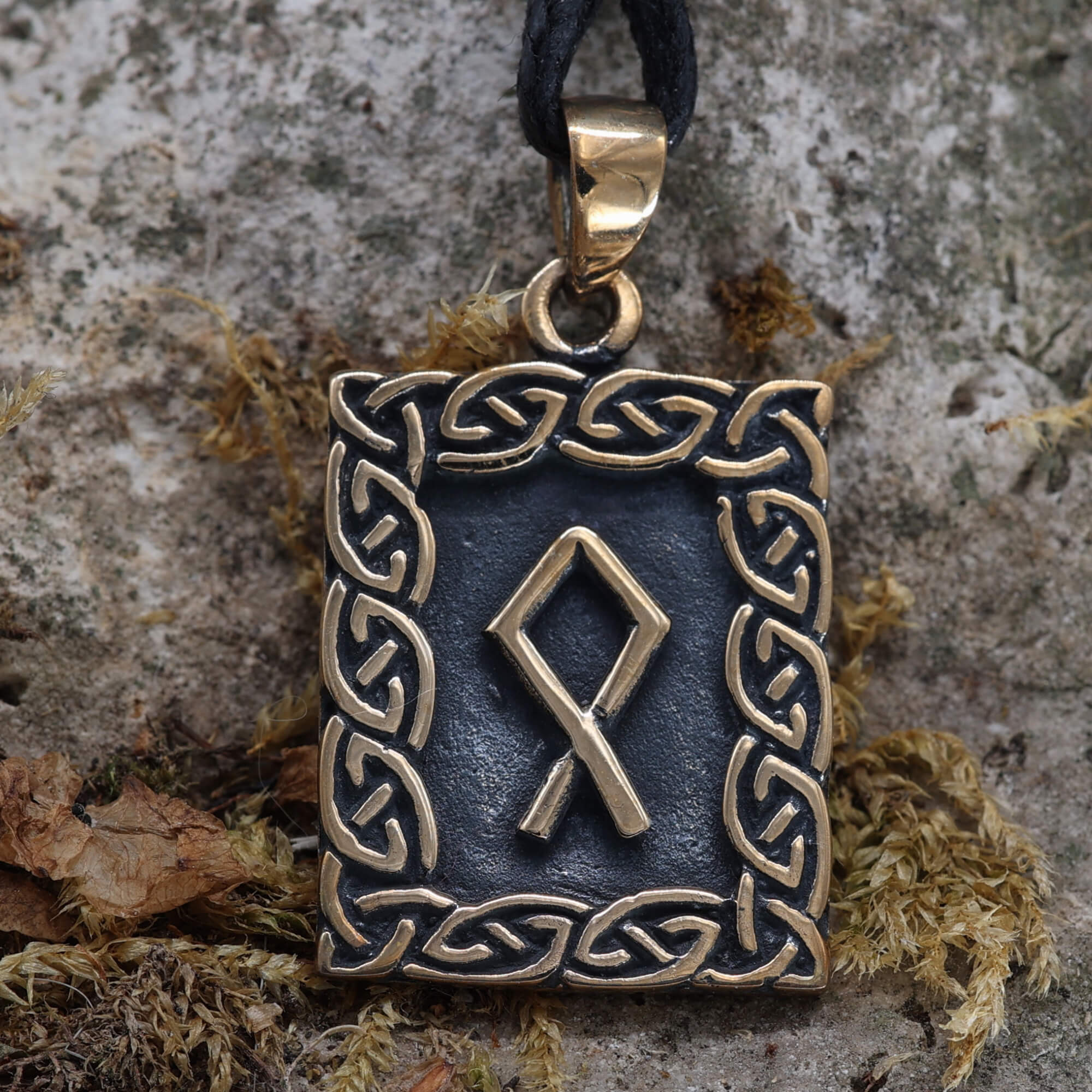 Magischer Schmuck Anhänger Rune Schutz Othala
