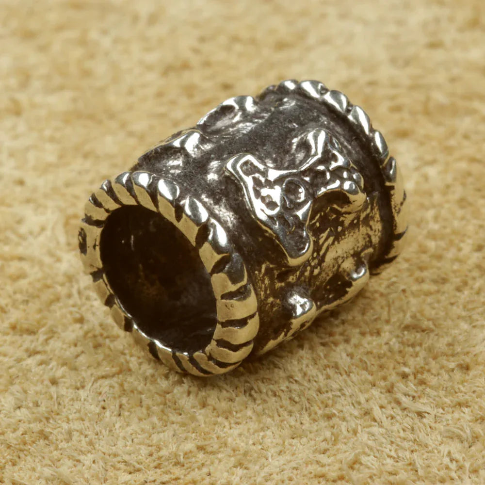 Bartperle Thorshammer Silber Bartschmuck