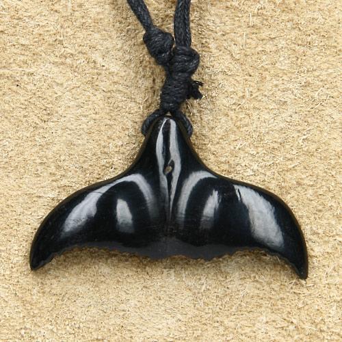 Wal Fluke Kette Schmuck Horn Knochen