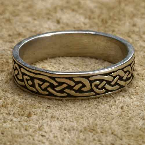  keltischer Silberschmuck Ring  