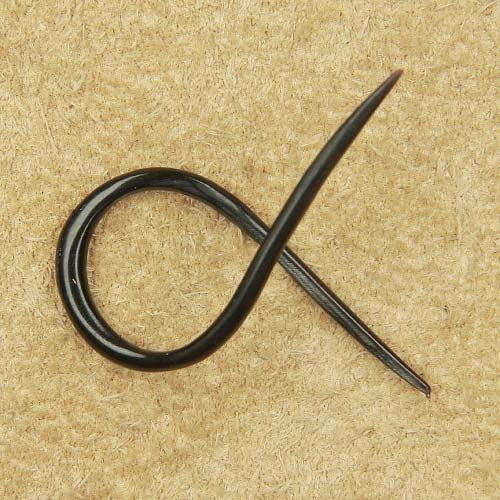 Ohrpiercing 1mm aus Horn