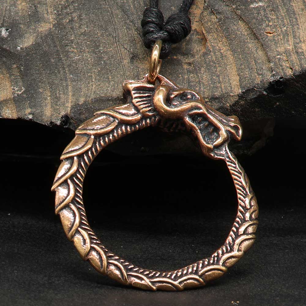 Midgard Anhänger keltischer Schmuck Bronze Mittelalter