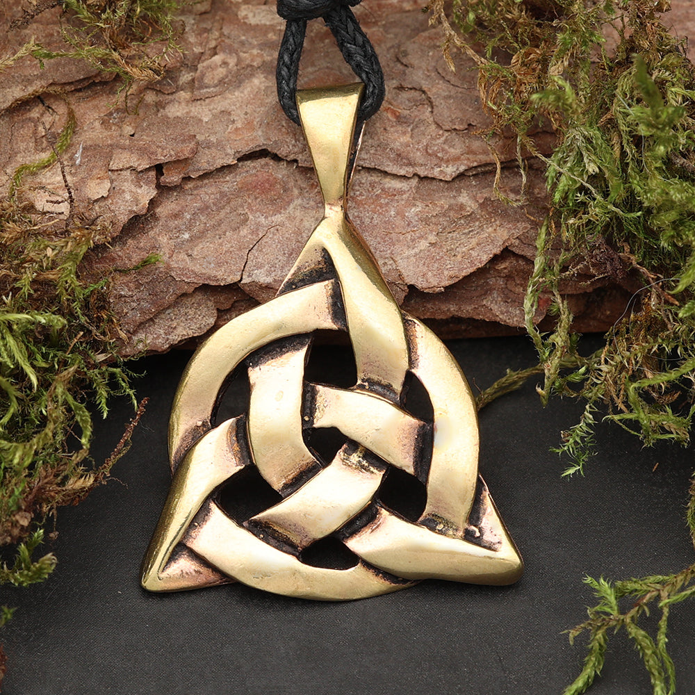 Keltenknoten Halskette Bronze perfektes Geschenk zeitloser Schmuck