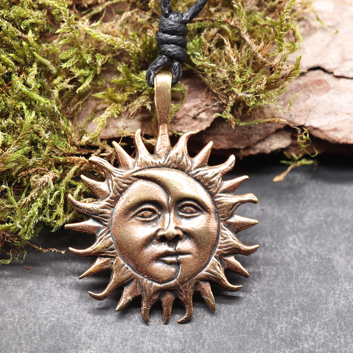 Bronze Eclipse Pendant