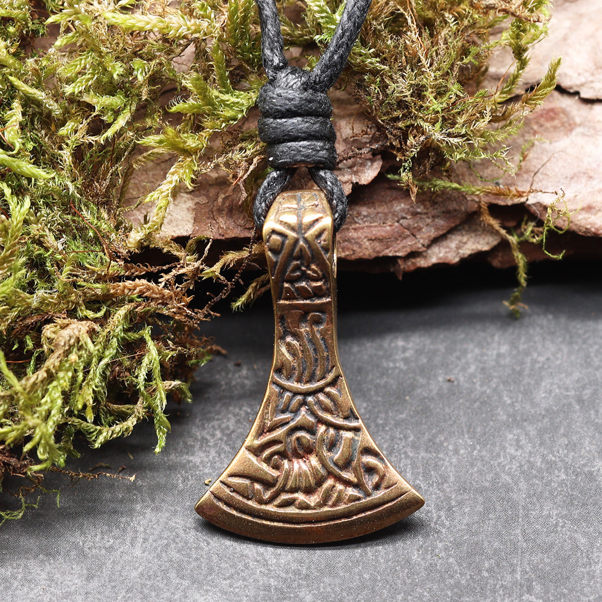 Saxon axe jewelry bronze pendant