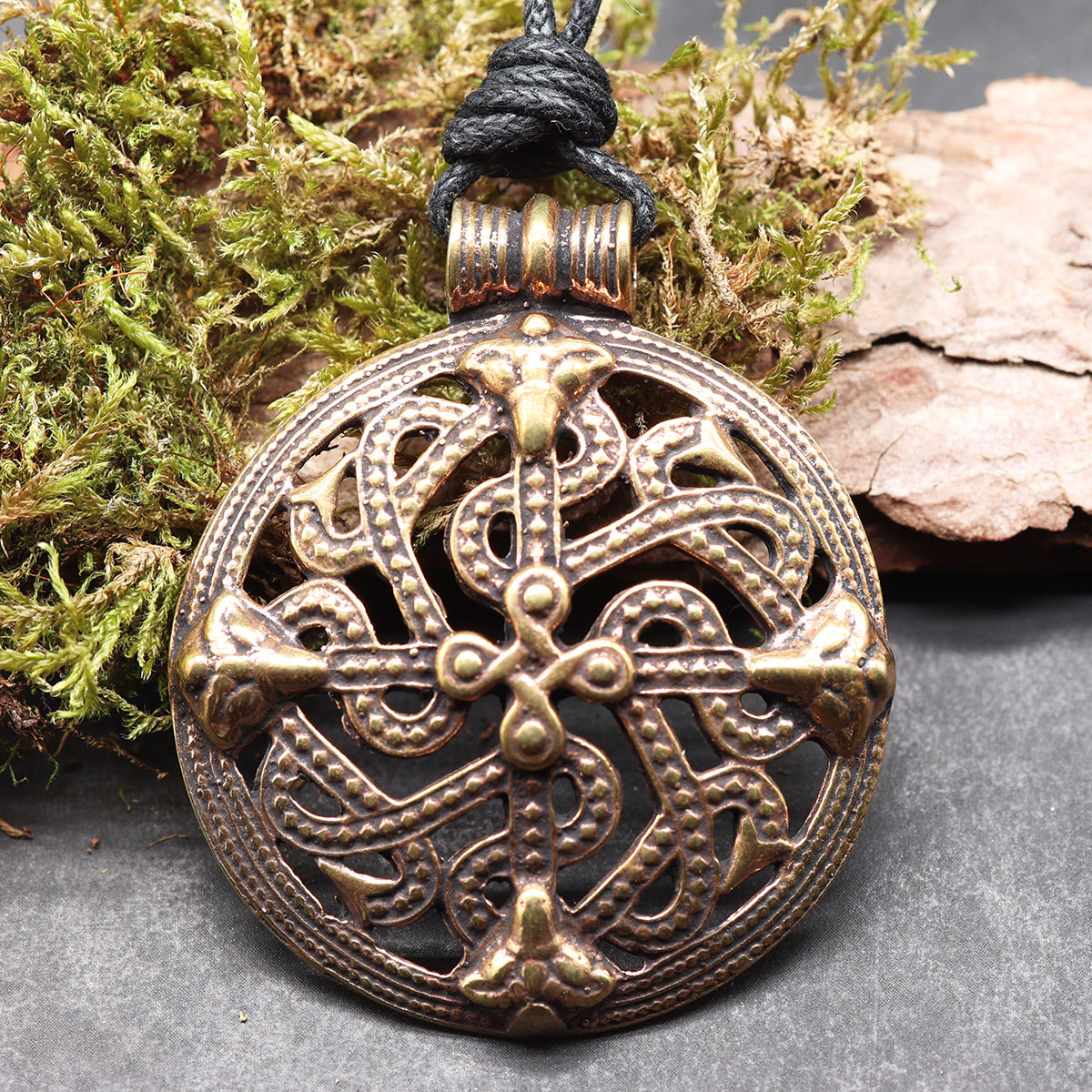 Celtic Beast Bronze Pendant Jewelry