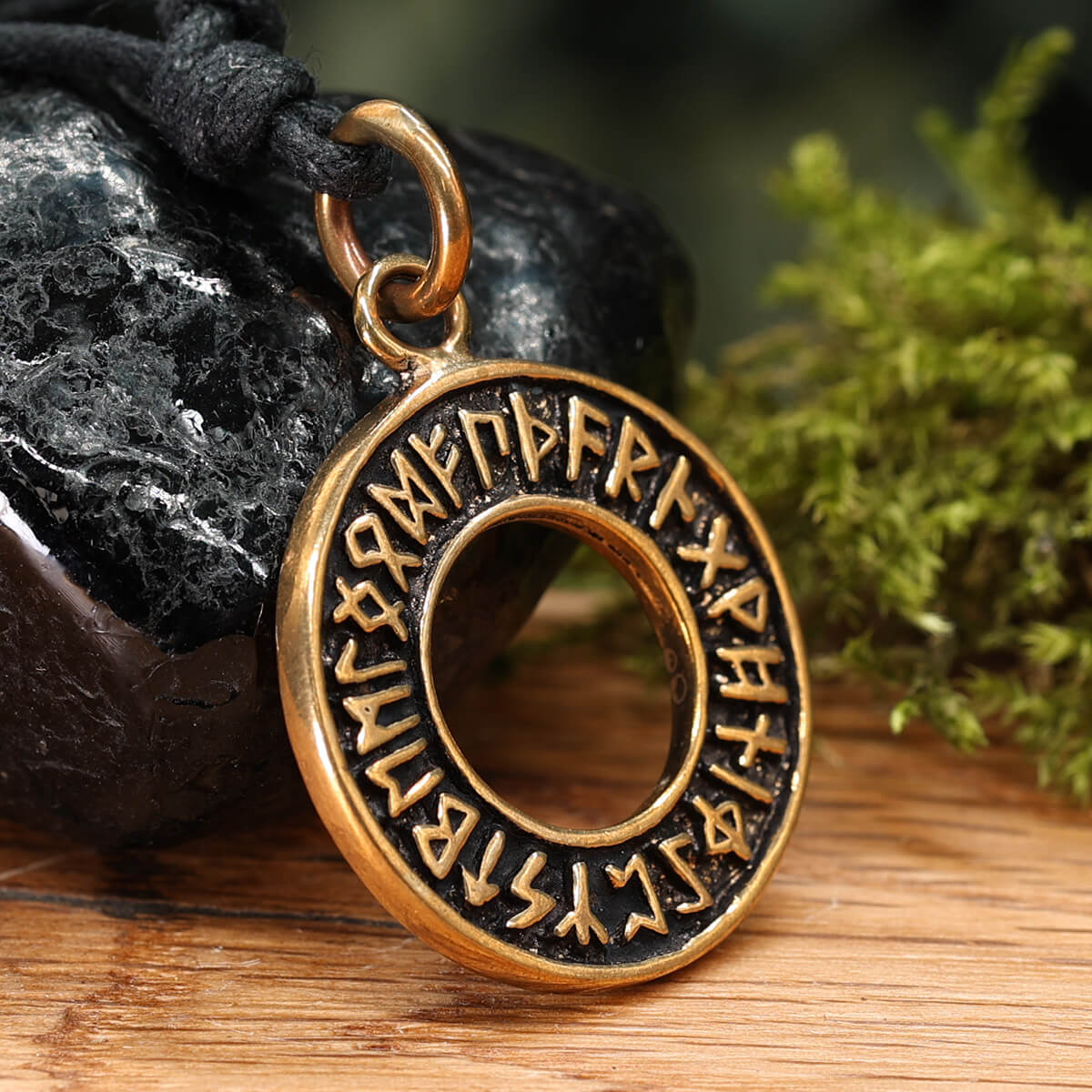 Runenkreis Bronze Anhänger Schmuck für Ketten