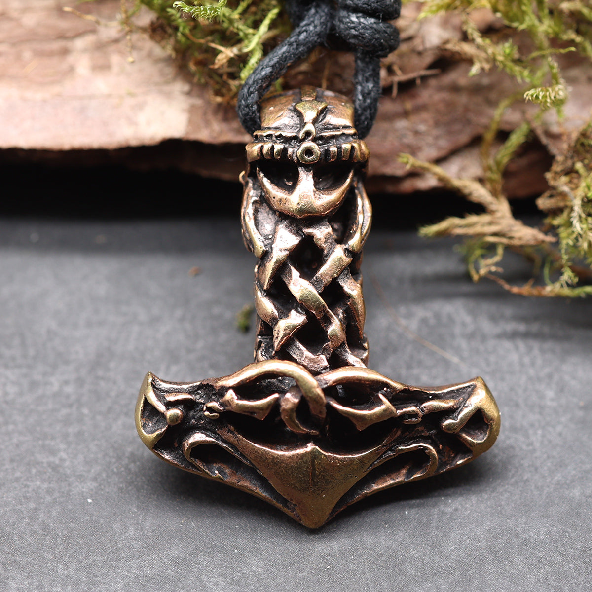 Thor's Hammer Bronze Pendant Jewelry