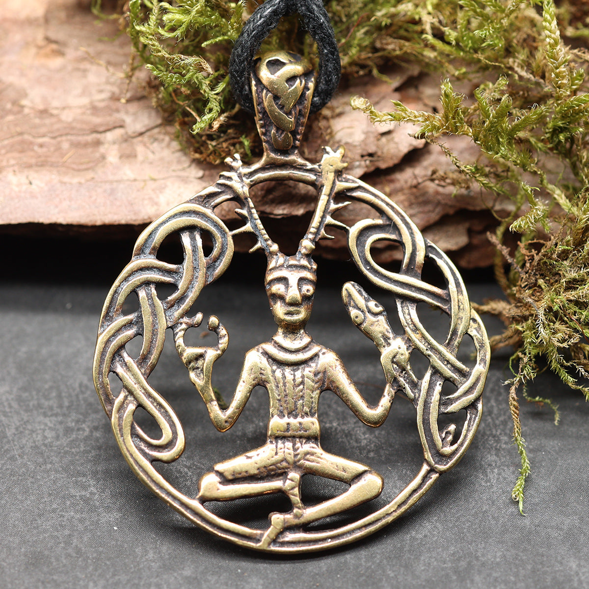 Cernunnos Jewelry Bronze Pendant