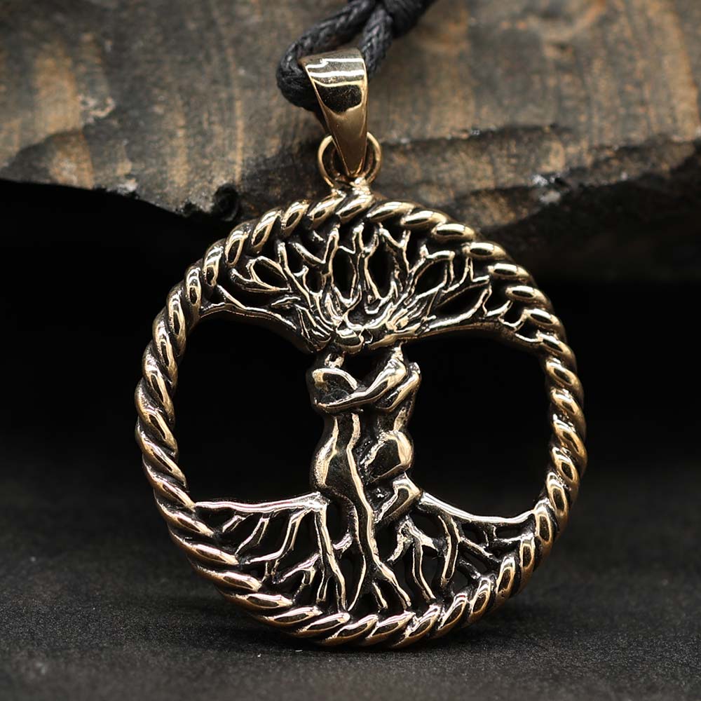 Keltischer Lebensbaum Schmuck Bronze keltischer  Anhänger