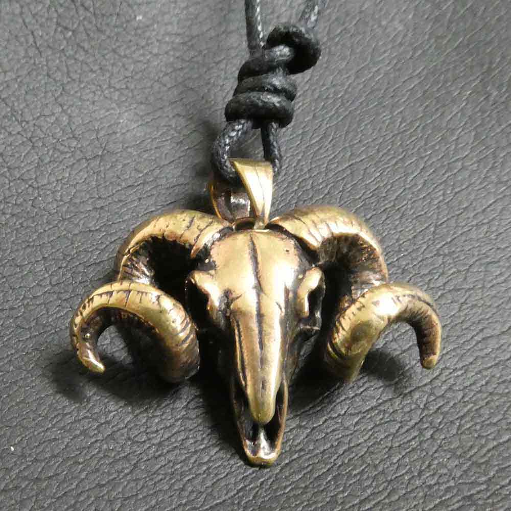 Widder Kette Bronze Schmuck