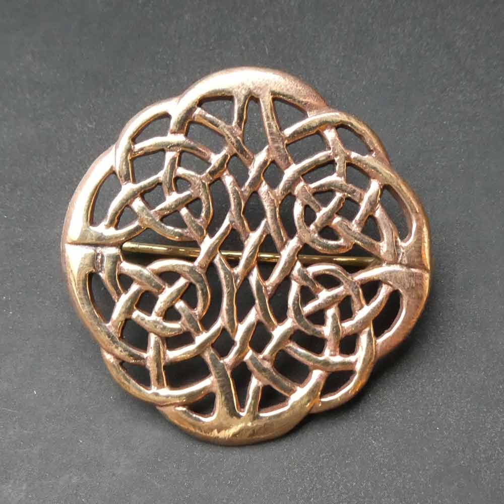 Bronze Brosche Vierjahreszeiten