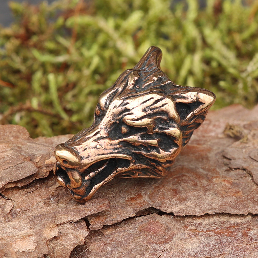 Wol Haarperle Bartschmuck Bronze Haarschmuck Perle