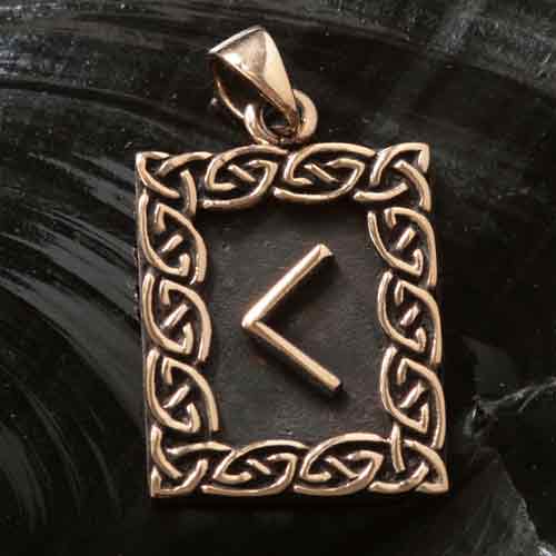 Rune Bronze kaunaz