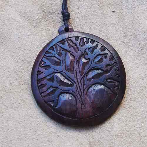 Lebensbaum Kette Holz Schmuck online