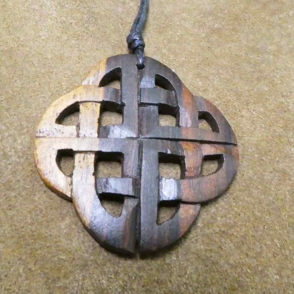 Holzschmuck keltisch Schmuck anhänger