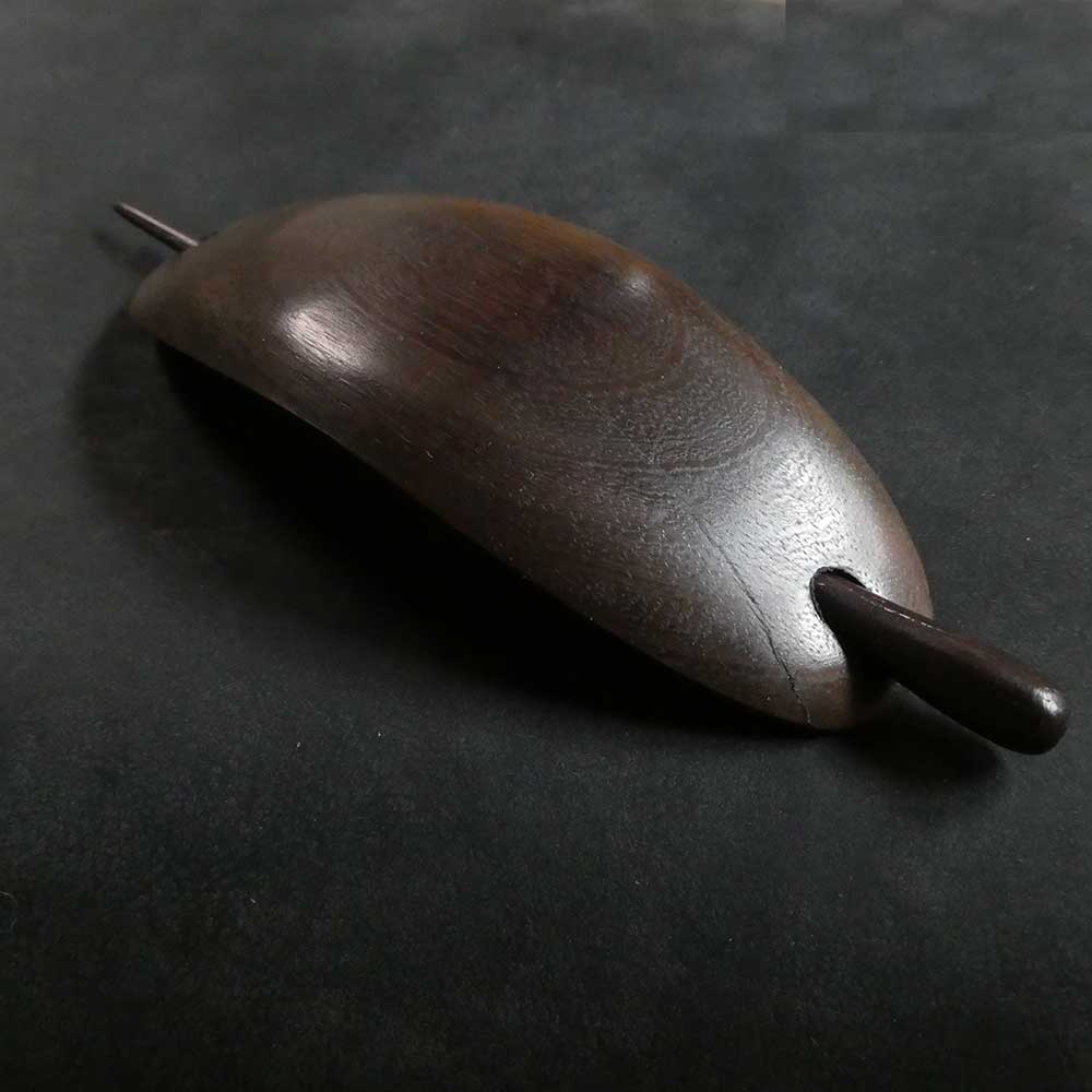Schlichte Haarspange Holz Haarschmuck für wenig Haare 