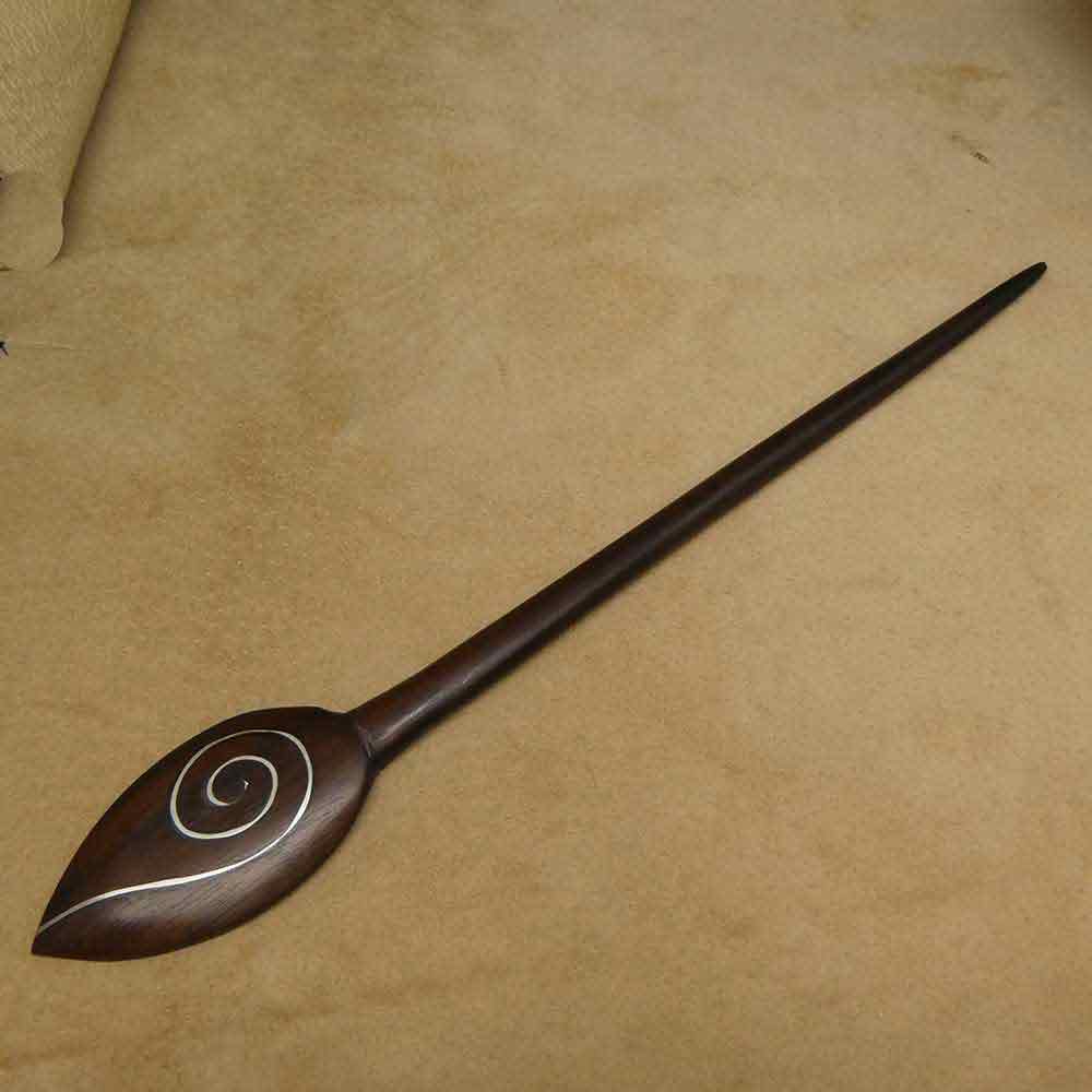 Haarschmuck Holz Edelstahl Haarstab