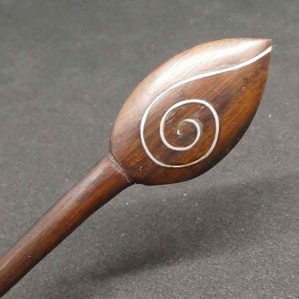 Haarschmuck Holz Edelstahl Haarstab