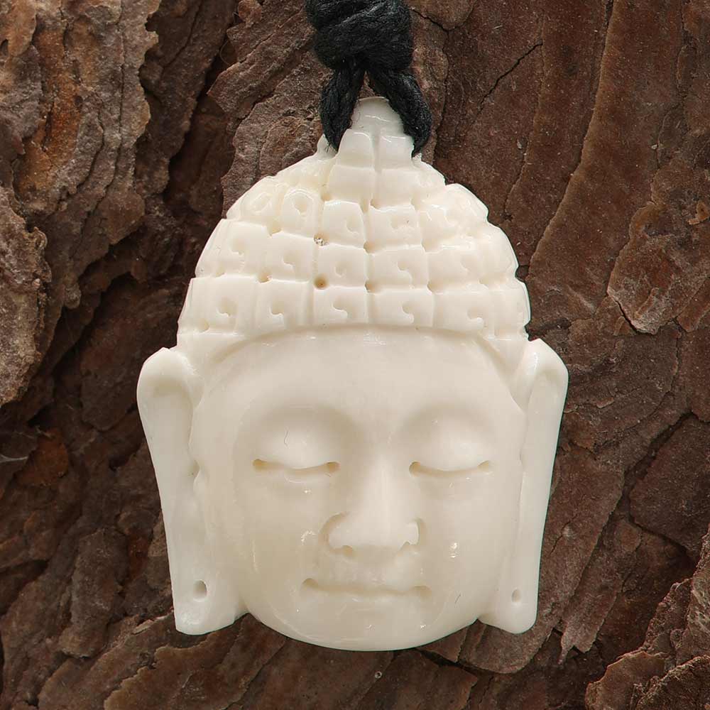 Buddha Kette Handarbeit spiritueller Schmuck fair gehandelt