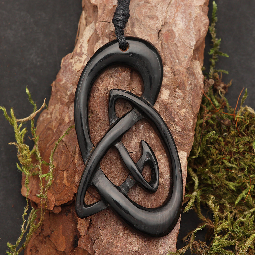 Kelten Halskette Horn Schmuck Handarbeit fair gehandelt