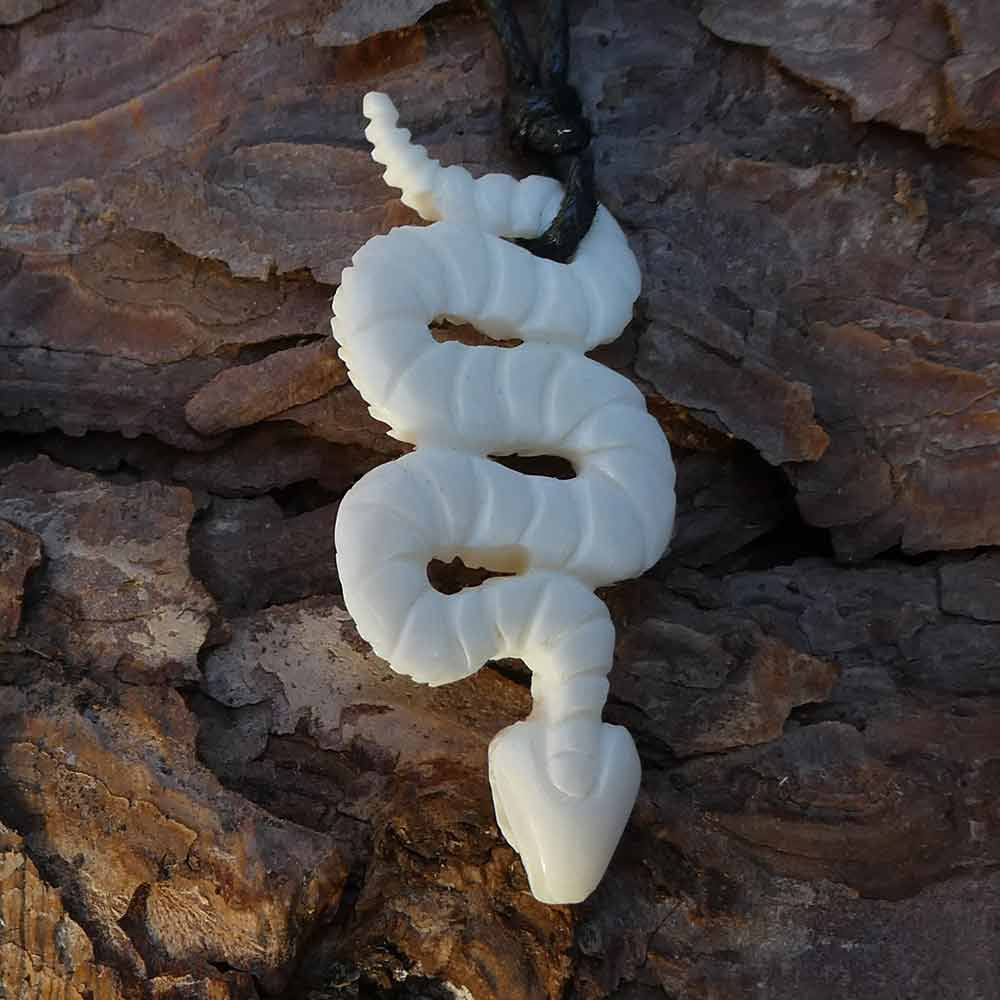 Schlange kettenanhänger Fairtrade Schmuck handarbeit