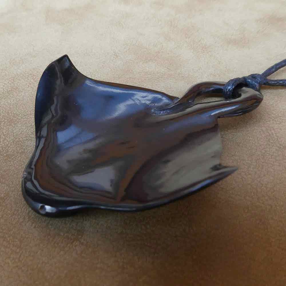 Manta taucher Schmuck Horn