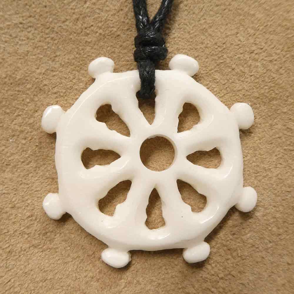 Dharma-Rad Schmuck Knochen Anhänger