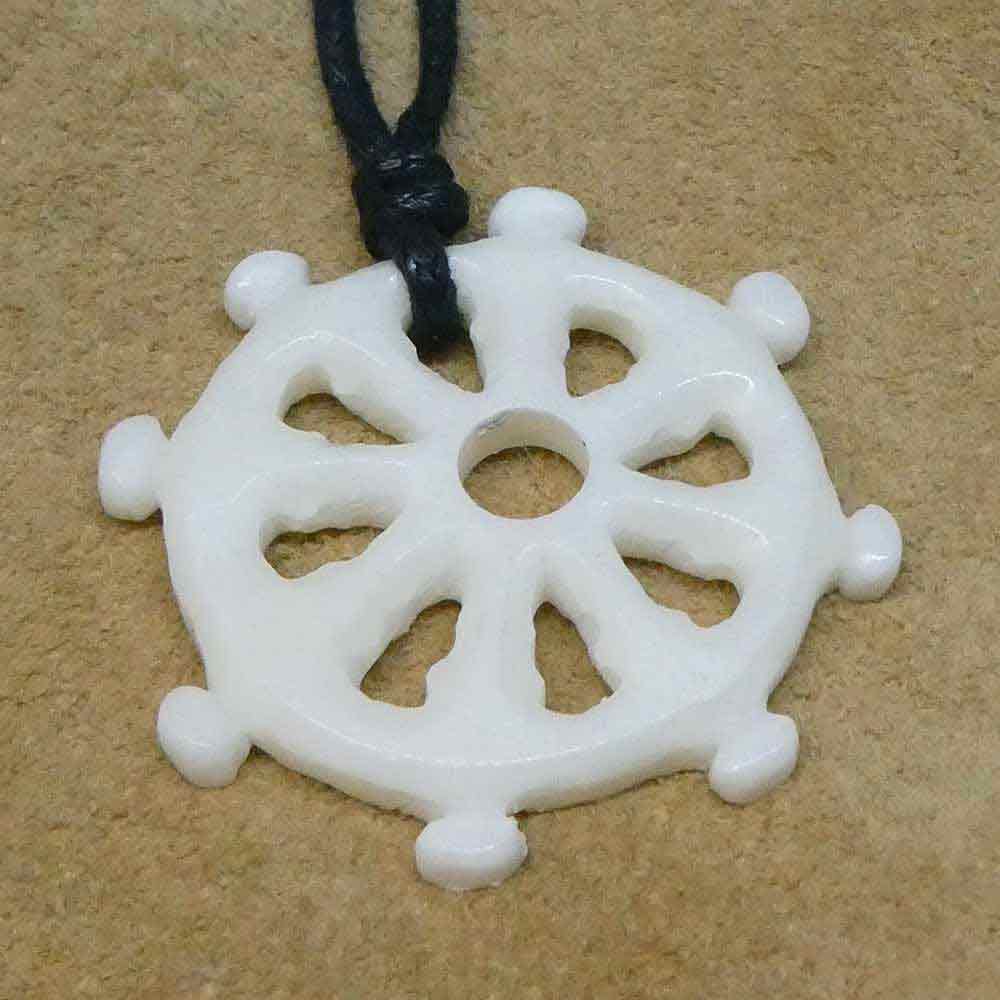 Dharma-Rad Schmuck Knochen Anhänger