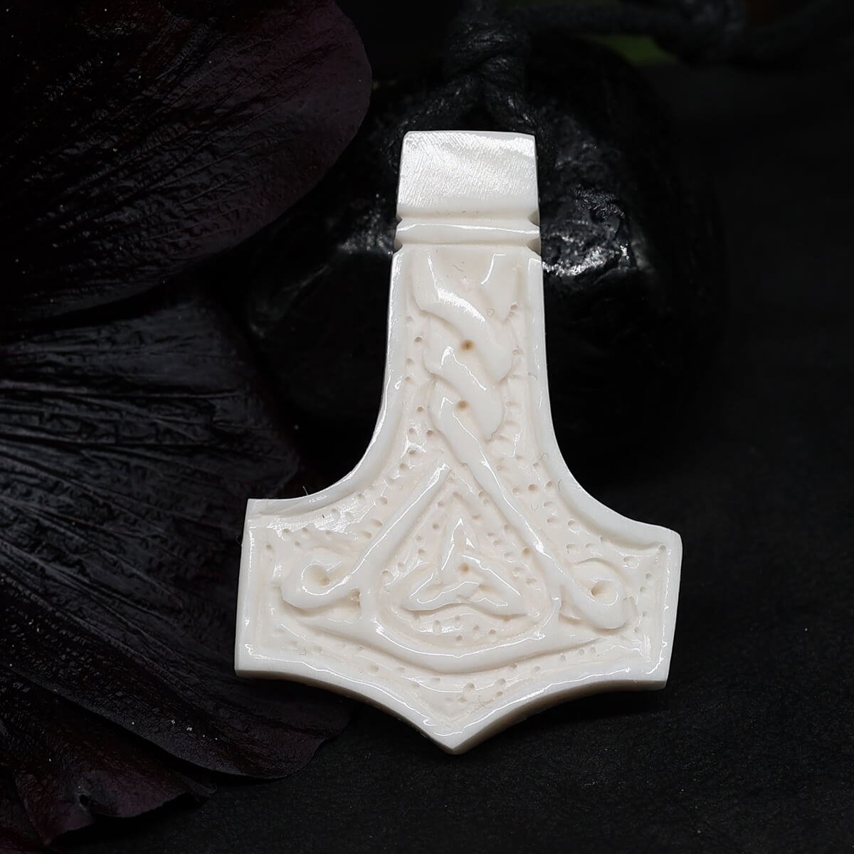 Wikinger Schmuck Kette Handarbeit Thorshammer
