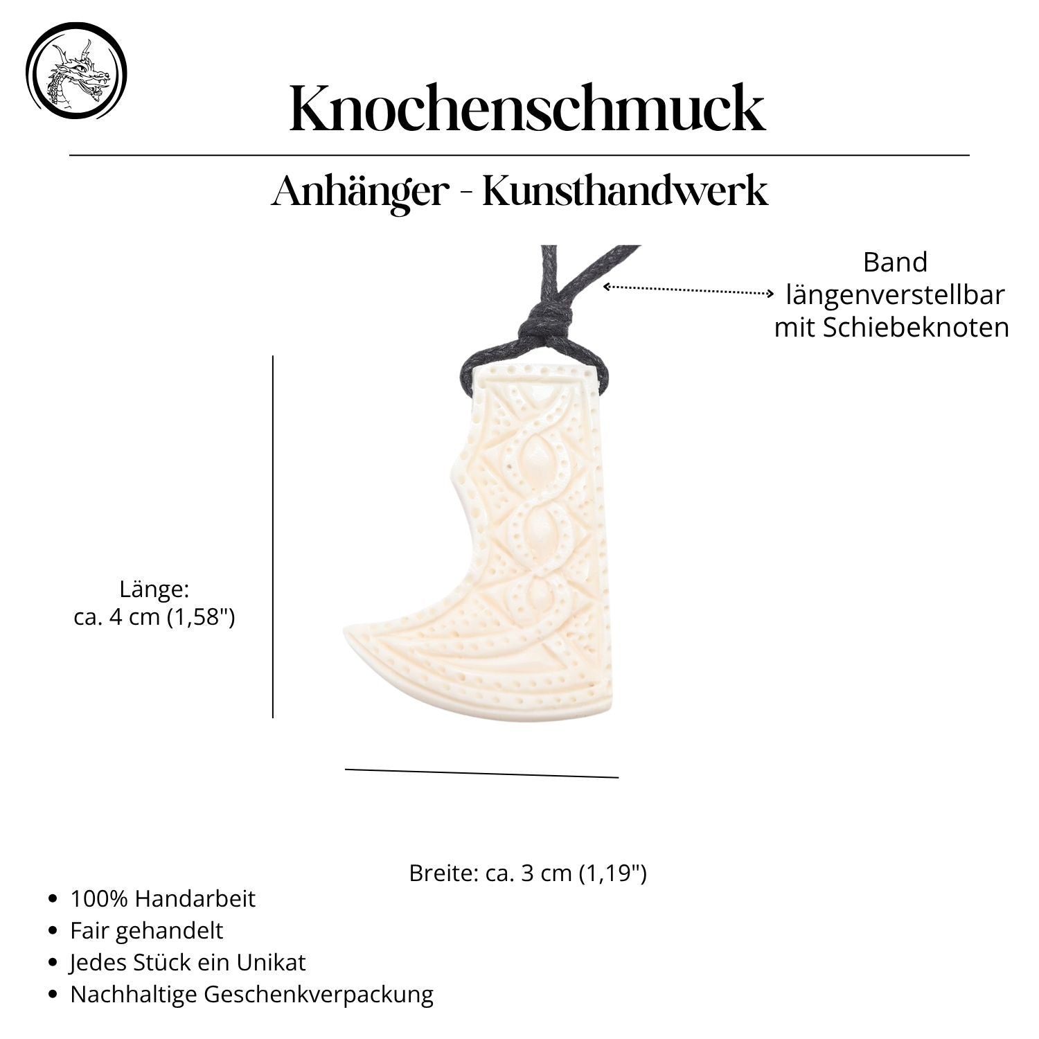 Viking axe bone jewelry pendant handmade jewelry