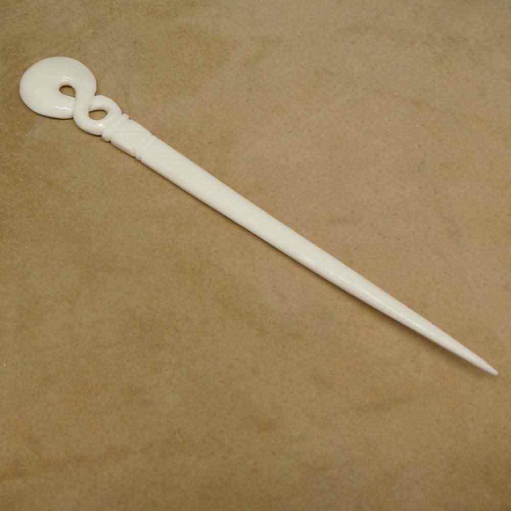 Haarstab Maori Double Knochen Haarschmuck