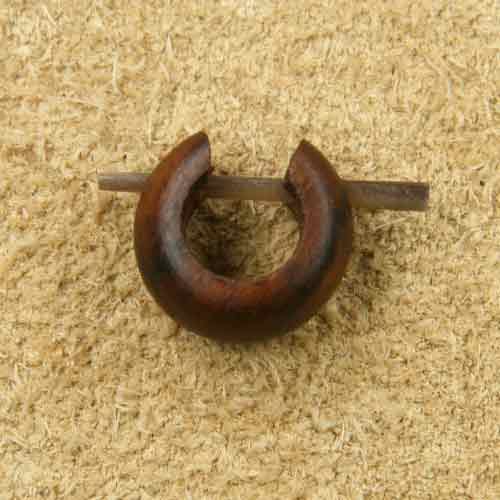 Holz Ohrring Ohrschmuck Creole