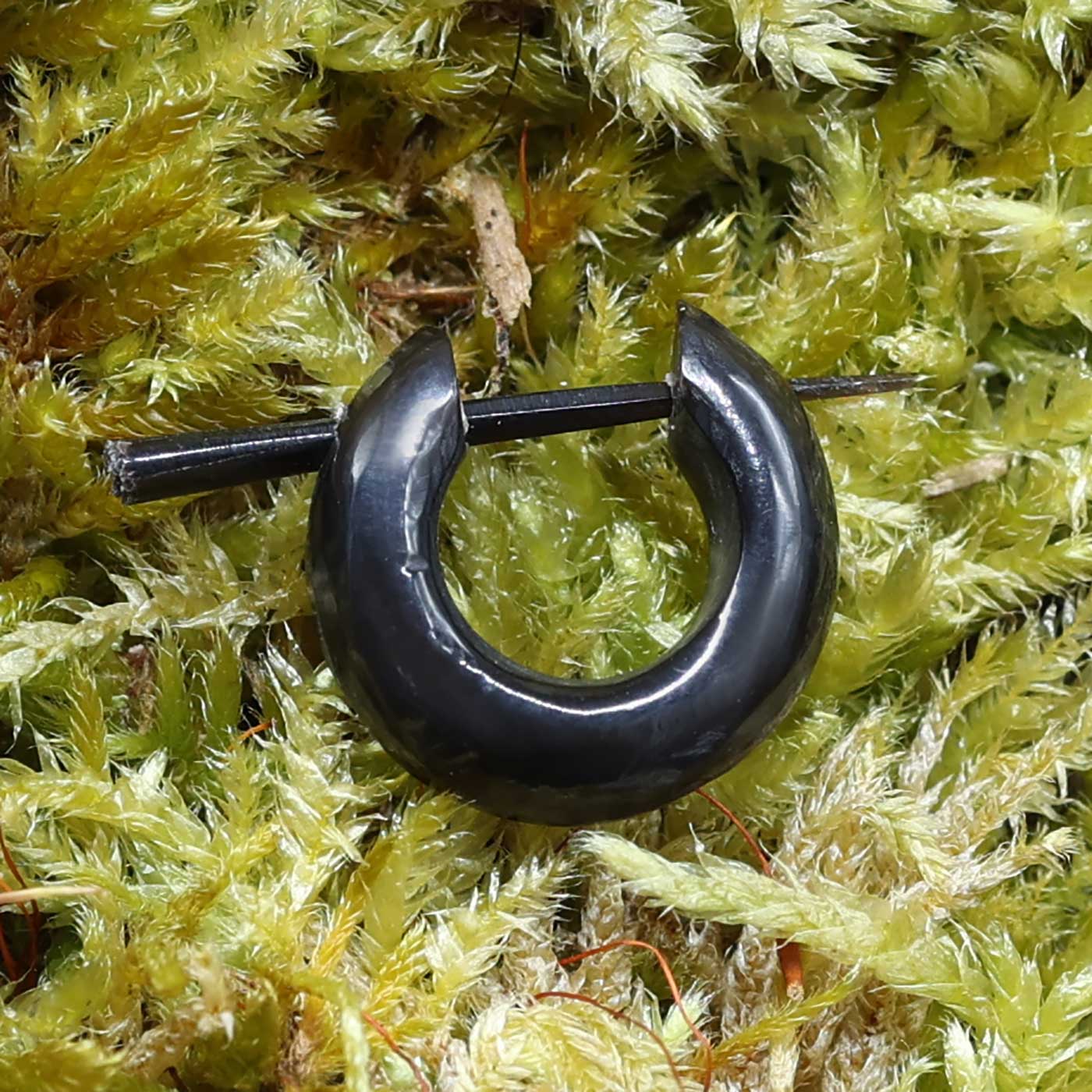 Creole mini Horn Ohrring sehr fein