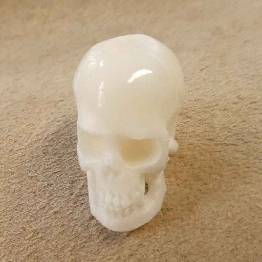 Totenkopf Knochen Bartperle Bartschmuck