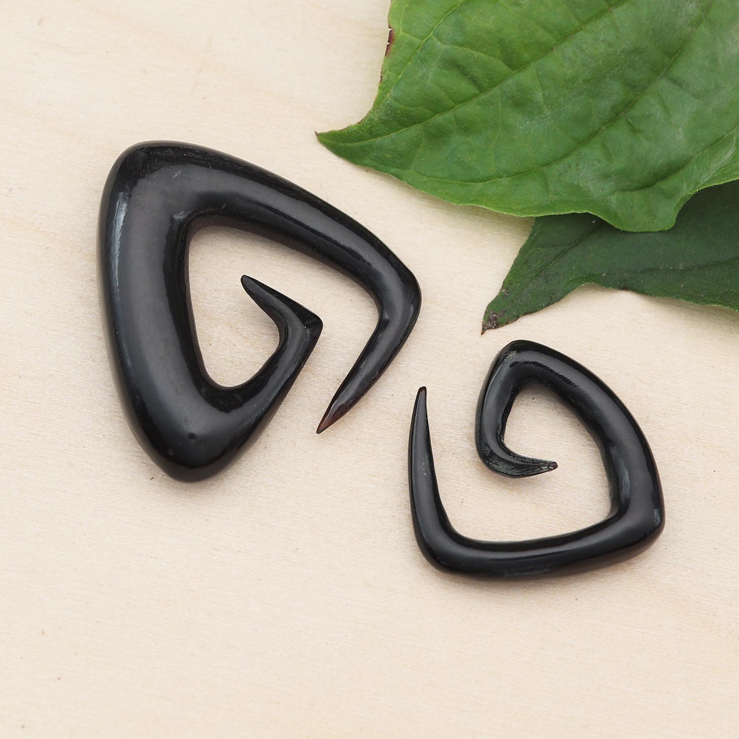 Horn Ohr-Piercing diverse Stärken Ohrschmuck