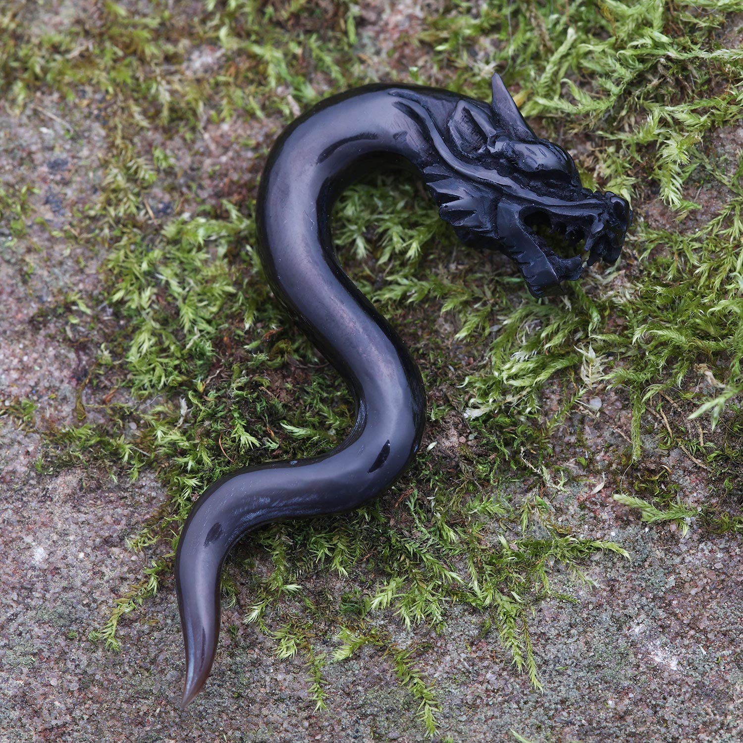 Drache Horn Ohrpiercing ausgefallenes Design viele Größen