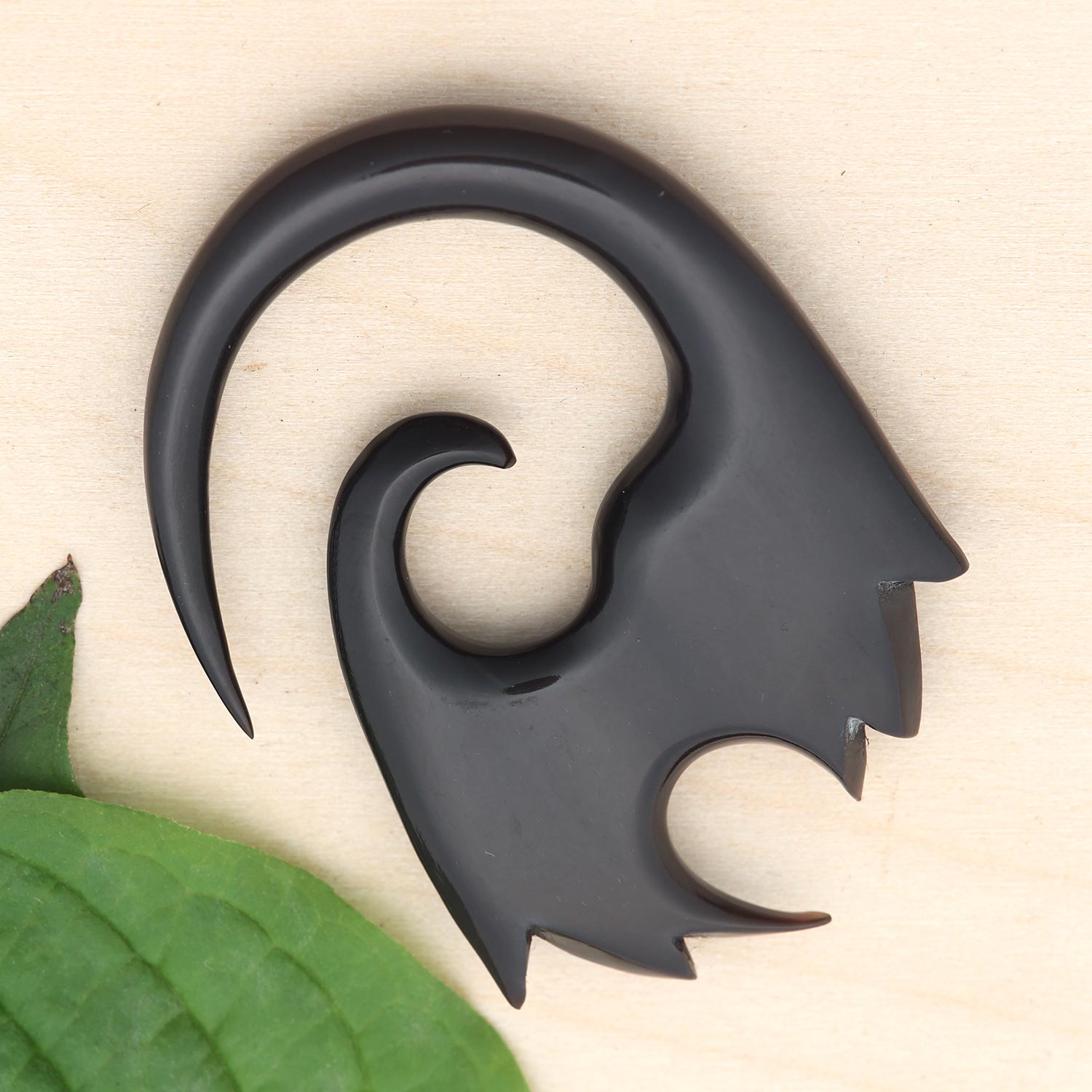Horn Ohrpiercing ausgefallenes Design viele Größen