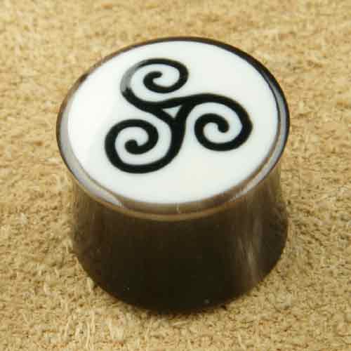 Ohrplug 14 mm Ohrpiercing Triskelion