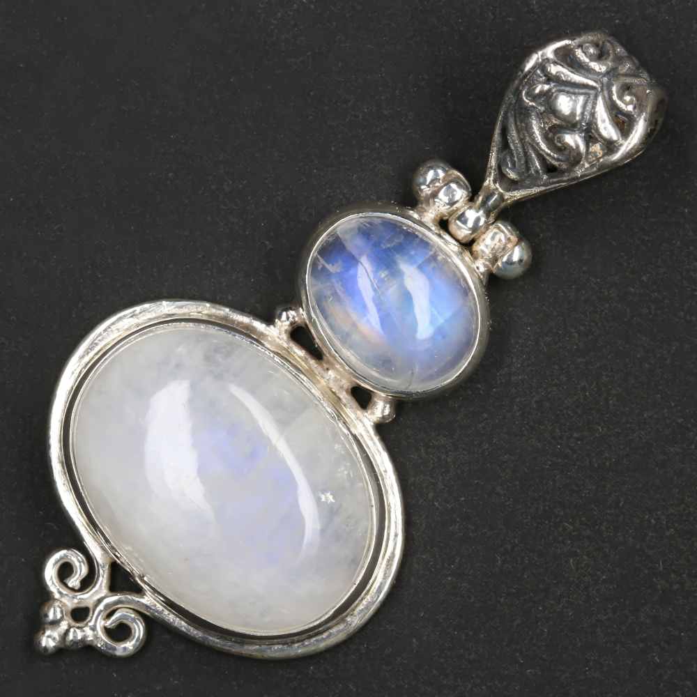 Echter Mondstein Silberschmuck Handarbeit Schmuck