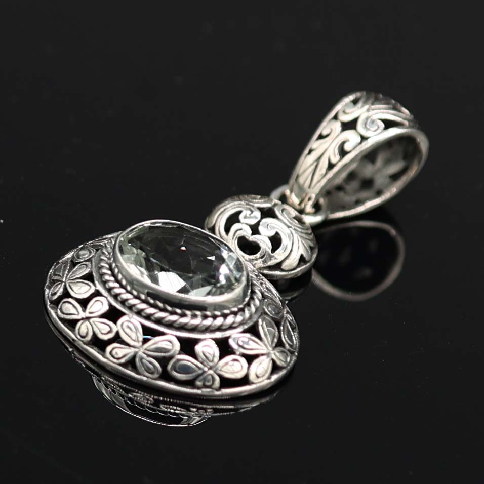 Edler Amethyst anhänger 925 Silber auffallender Schmuck
