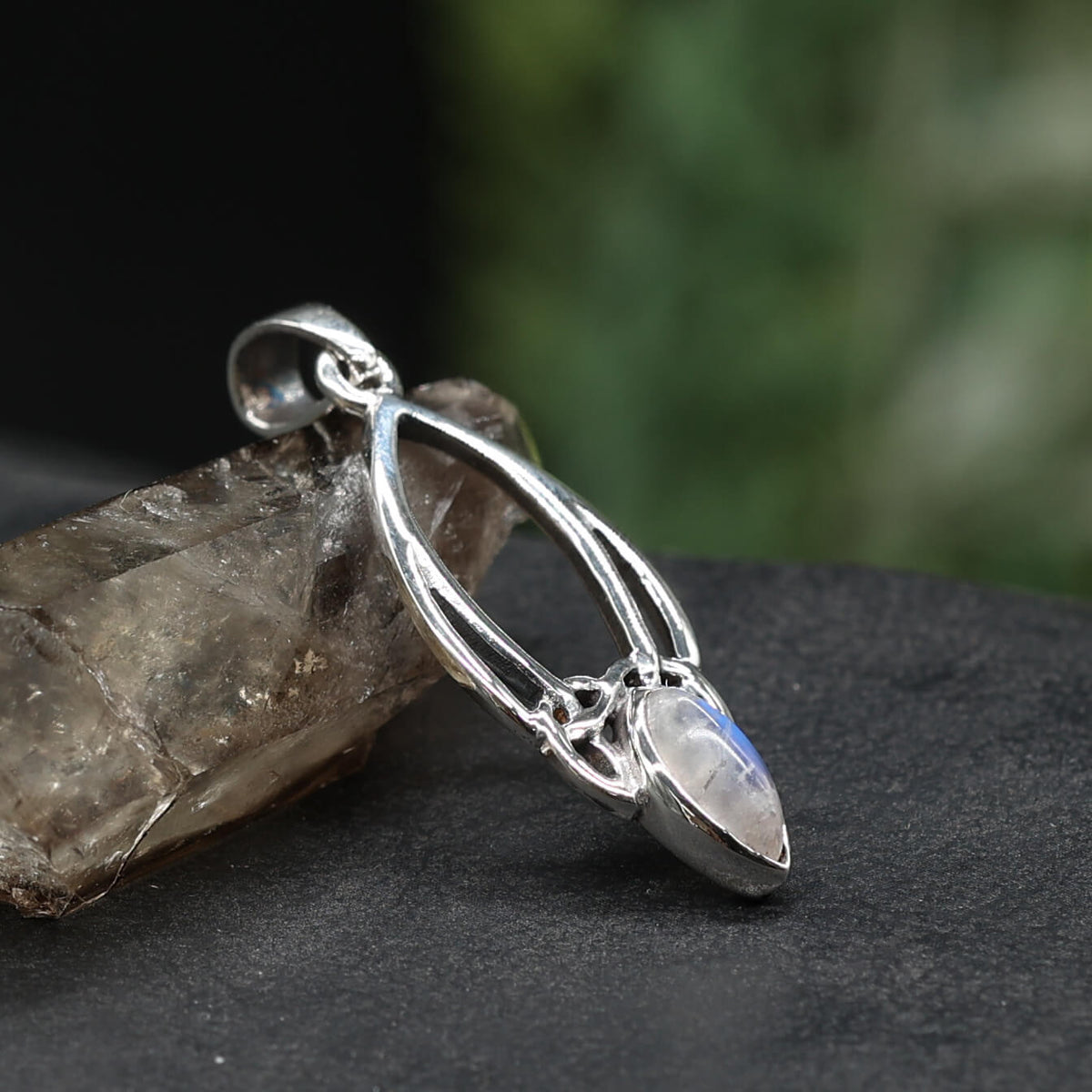 Keltischer Silberschmuck Edelstein Anhänger